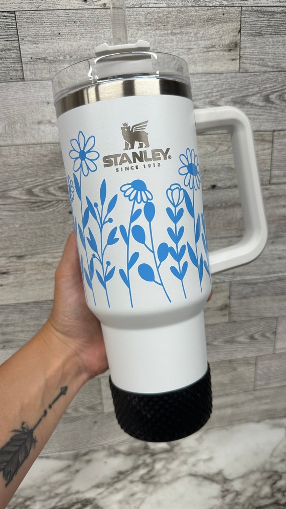 Stanley Cup Stickers, Simple Modern Cup Stickers Flowers Decals for  Tumblers, Stanley Accessories, Tumbler Sticker, Yeti Stickers 