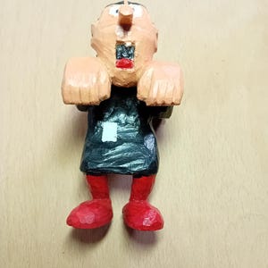 Hand-Carved &quot;Evil Sorcerer&quot; Figurine — Soulcarver Studio