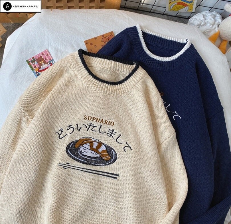Japanese Sweater - Etsy