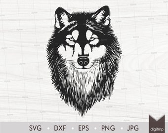 Wolf Head Wild Animal Dog Wood Cutout Shape Silhouette Blank - Etsy