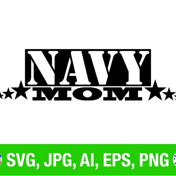 Navy Mom, SVG, png, Vector, Crafts, Tshirt, Image, Clip Art, CNC Machine, Digital, Sign, Sign making, Art,