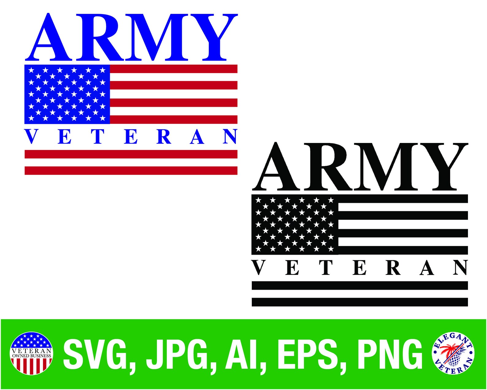 Army Veteran Flag SVG Png Vector Crafts Tshirt Image - Etsy