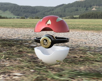 Real life Pokeball with Water Emblem STL files *DIGITAL ITEM*