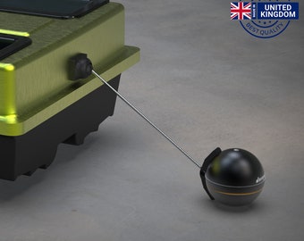 Sonda de pesca Deeper Pro + Chirp +2 +3 con brazo de montaje para embarcación. Compatible con todas las sondas Deeper.