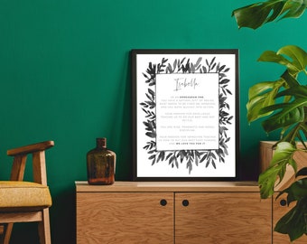 Enneagram Type Personalized Print | Custom Digital Download