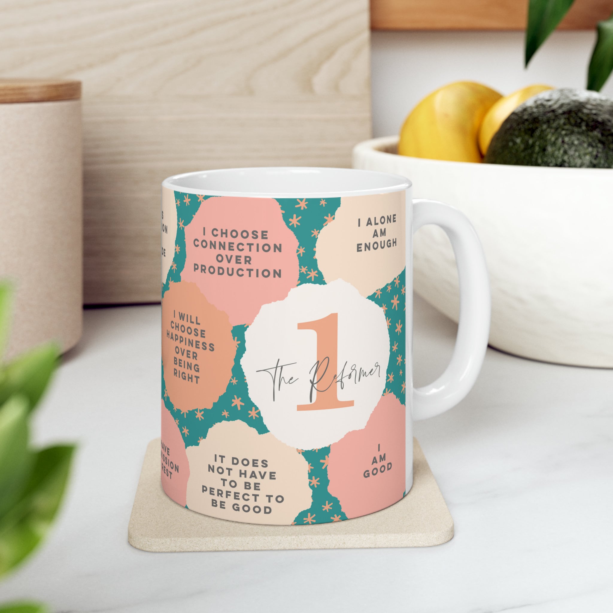 Enneagram 1 Affirmations Ceramic Mug