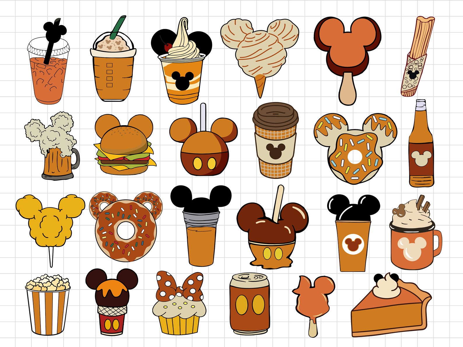 Bundle Halloween Snacks Svg Png Magic Castle Autumn Snack - Etsy