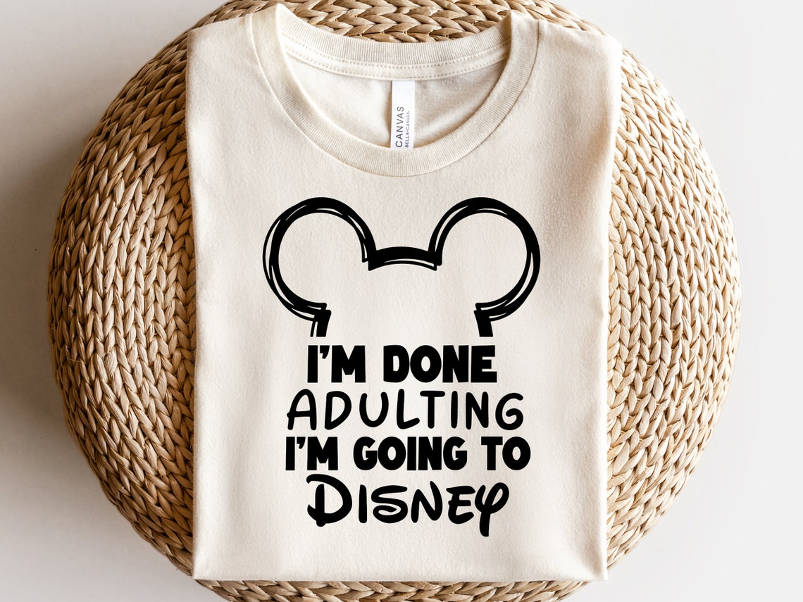 I'm Done Adulting Svg Png I'm Going to Magic Castle - Etsy