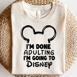 I'm Done Adulting Svg Png I'm Going to Magic Castle - Etsy