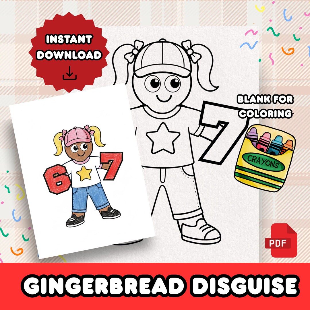 Disguise a Gingerbread Man, Gingerbread in Disguise, Six Seven ...