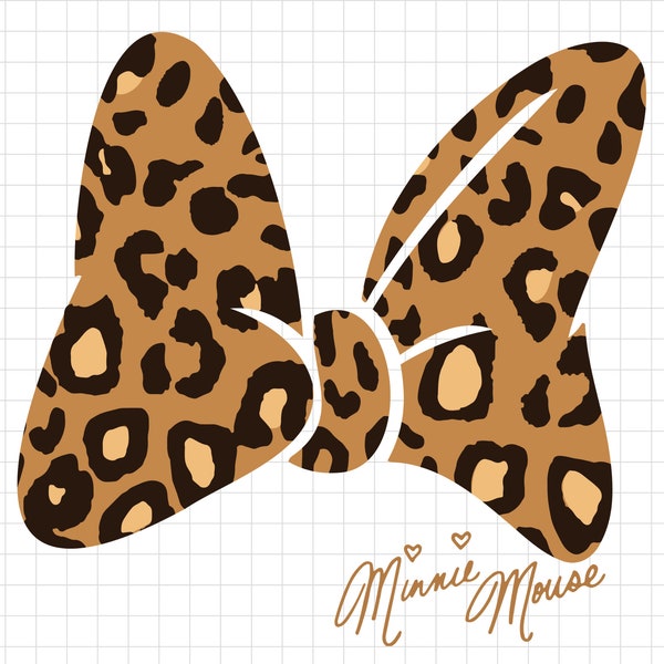 Mouse Bow Svg, Magic Mouse Cheetah Bow Svg, Mouse Leopard Bow Svg, Family Trip Svg, Vacay Mode Svg, Svg, Png Files For Cricut Sublimation