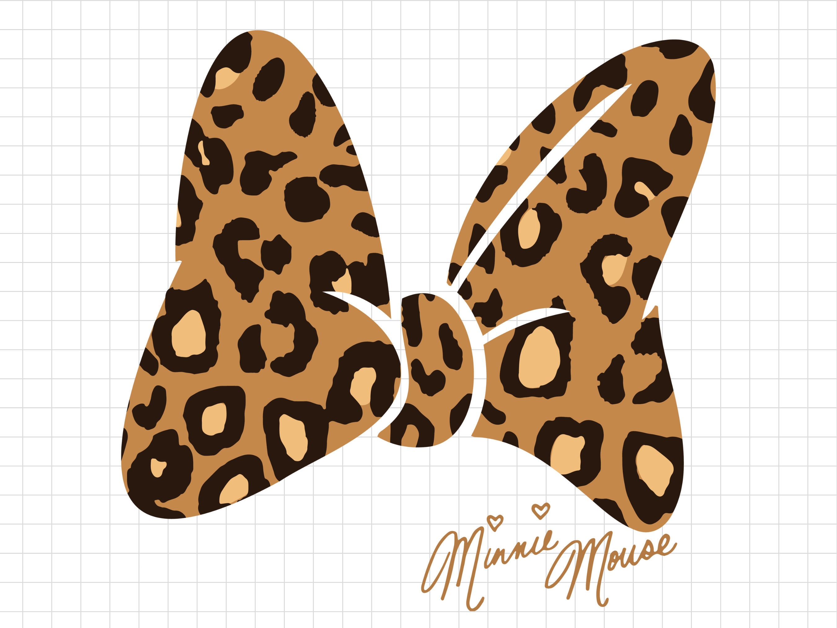 Minnie Leopard Bow 