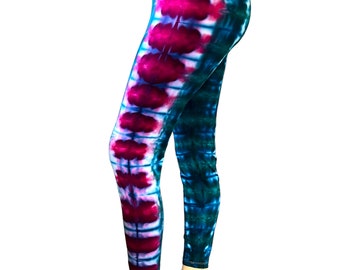 Leginsy bawełniane tie dye