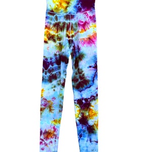Tie Dye High Waist Cotton Leggings