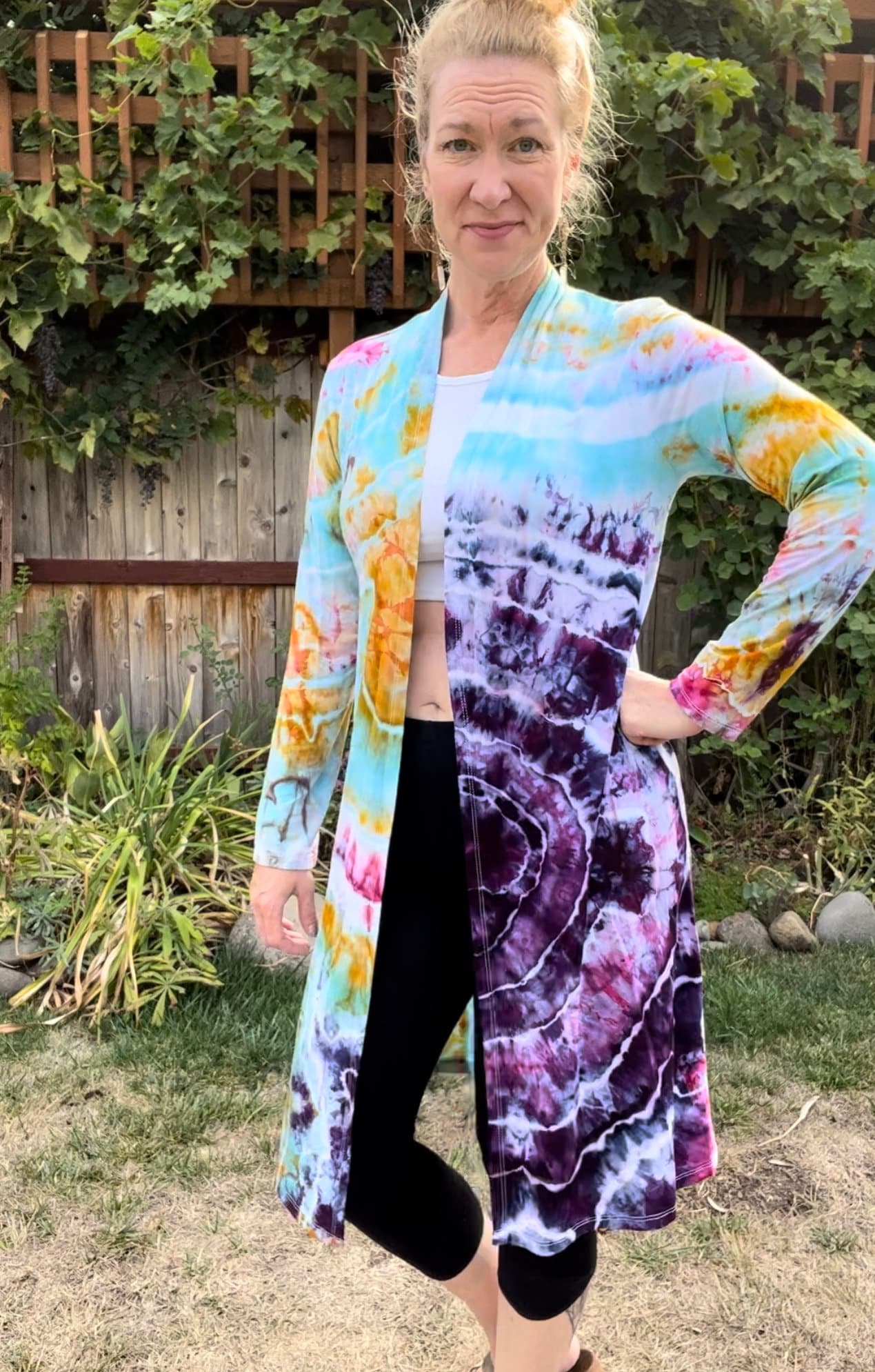 Tie Dye Cardigan - Etsy