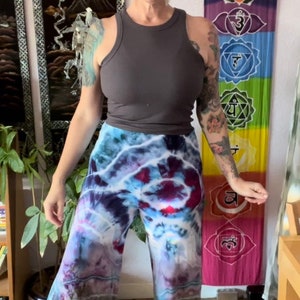 Tie Dye Lounge Pants, Palazzo Pants, High Waist Pants, Wide Leg Pants, Tie Dye Pants
