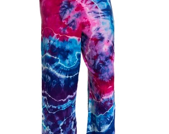 Tie Dye Crop Palazzo Yoga Pants