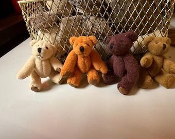 Minature  Teddy Bears- Each  sold separately