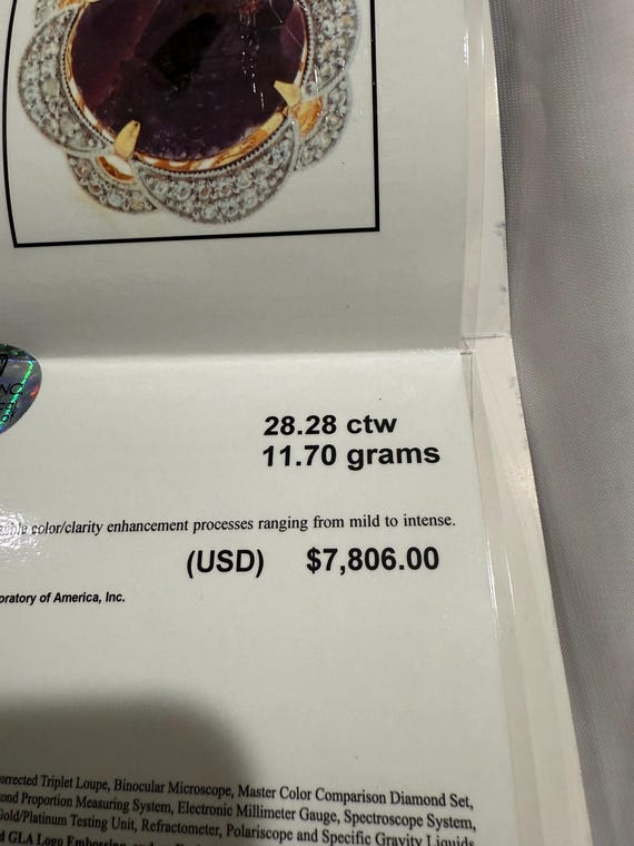 Orianne  27 carat Unheated Star Ruby and .83 ctw.… - image 8