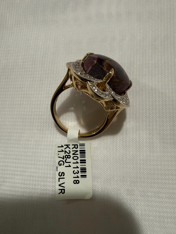 Orianne  27 carat Unheated Star Ruby and .83 ctw.… - image 4