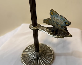 Butterfly Brass Note Holder