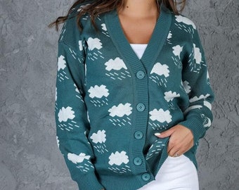 Rain Cloud Sweater - Etsy