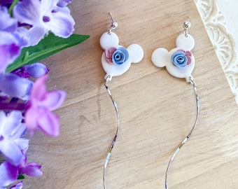 Mickey Mouse Earrings - Disney Earrings - Mouse Balloon Earrings