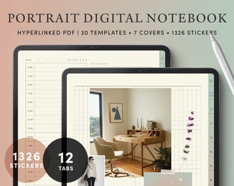 2024 Life Planner Goodnotes Digital Planner Portrait Dated - Etsy