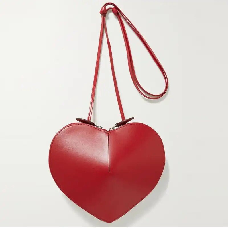 Loved So Dearly Heart-Shaped Crossbody Bag