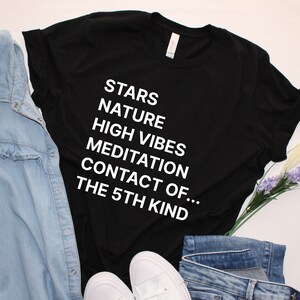 Contact of the 5th Kind- Unisex T-Shirt, Alien T-shirt, UFO T-shirt, CE5 Contact, Close Encounters, Contact of the 5th kind T-shirt