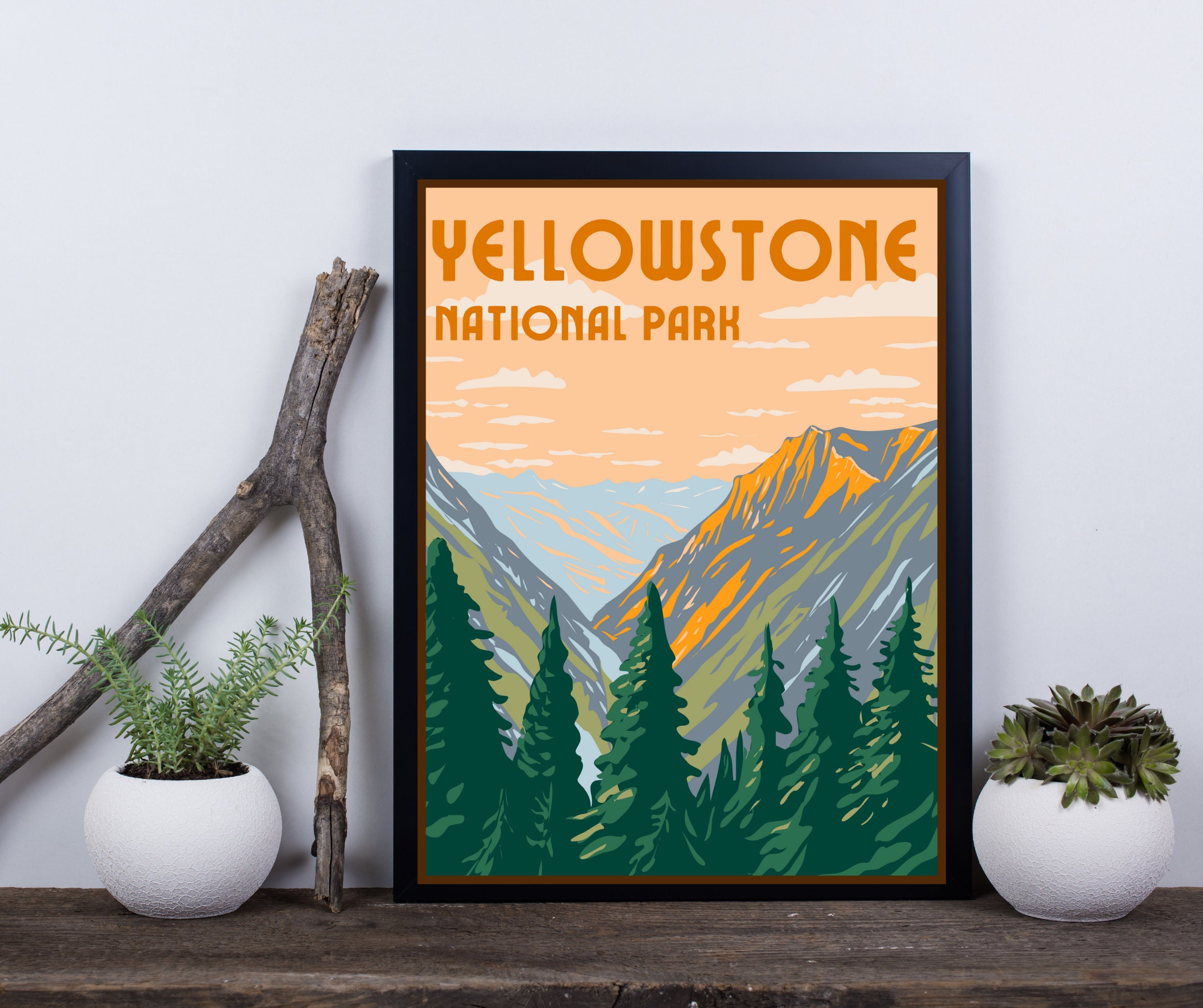 Vintage National Park Posters Available for Digital Download - Etsy