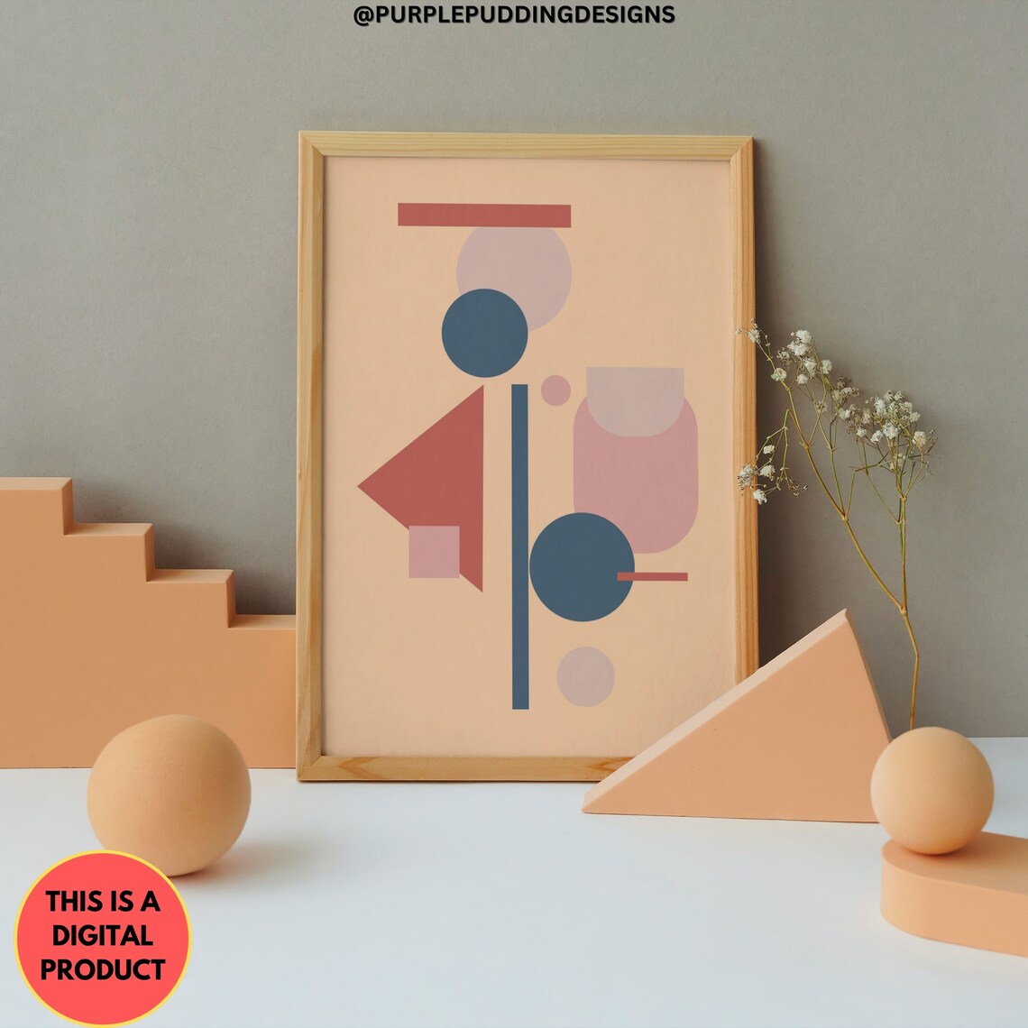 Geometric Wall Art Download Printable Wall Art Abstract Etsy