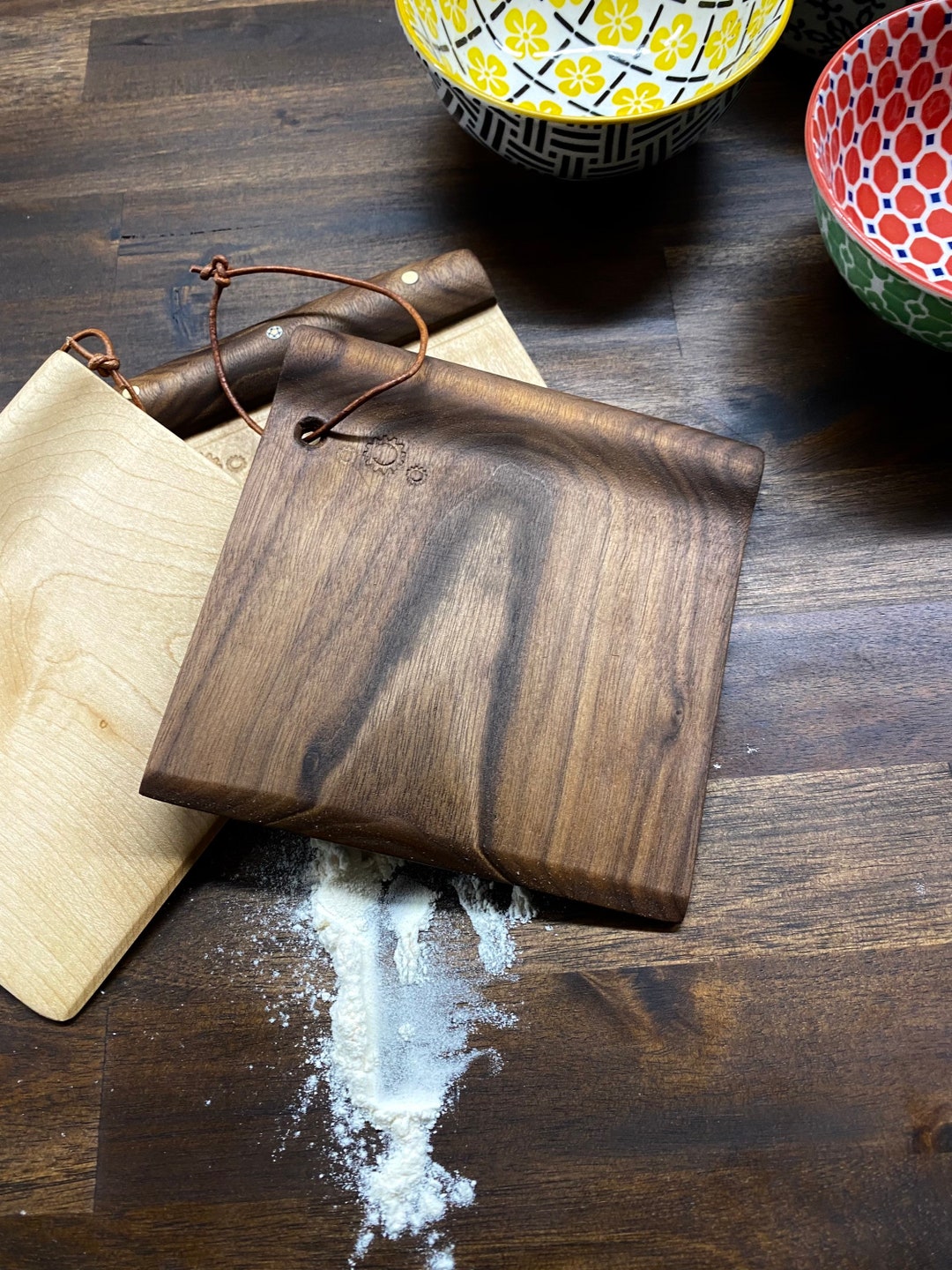 Spatula. Dough Knife. Bench Knife. Board Scrapper. Walnut or Etsy