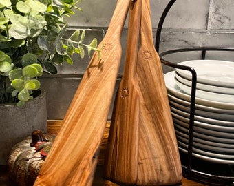 Spatulas Spurtle set of 3 piece Ambrosia maple hardwood Spatula Pot stirrer Bowl scrapper Spurtles American style 3 sizes L,M,S