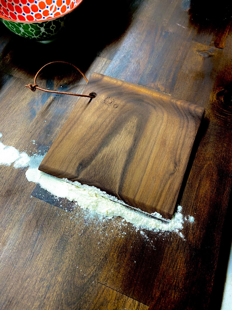 Spatula. Dough Knife. Bench Knife. Board Scrapper. Walnut or Etsy