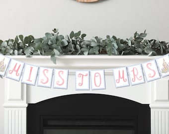 Fairytale Bridal Shower Sign: Princess Theme, Digital Download 5x7in Sign