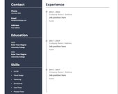 Cv, Professional Resume Template, Simple, Basic