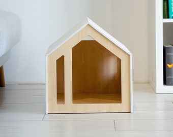 Minimalist dog and cat house. Dog bed, cat bed, cat house, pet furniture, dog pillow, cat pillow, indoor dog house