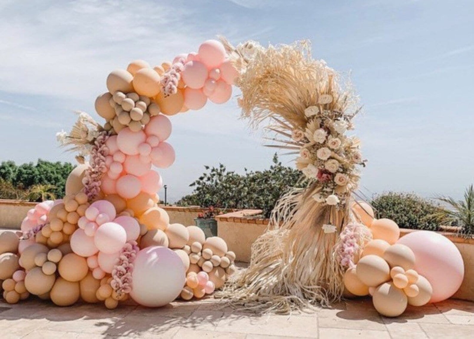 Boho Double Stuffed Bohoo Rainbow Balloons Arch Kit for Etsy