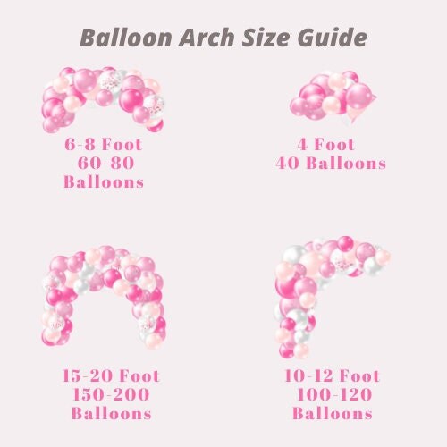Double Stuffed Pink Balloon Arch Garland Kit Wedding Pink Maca blue shops Balloon Arch, Retro BridalShower,babyshower, birthday party Pink White
