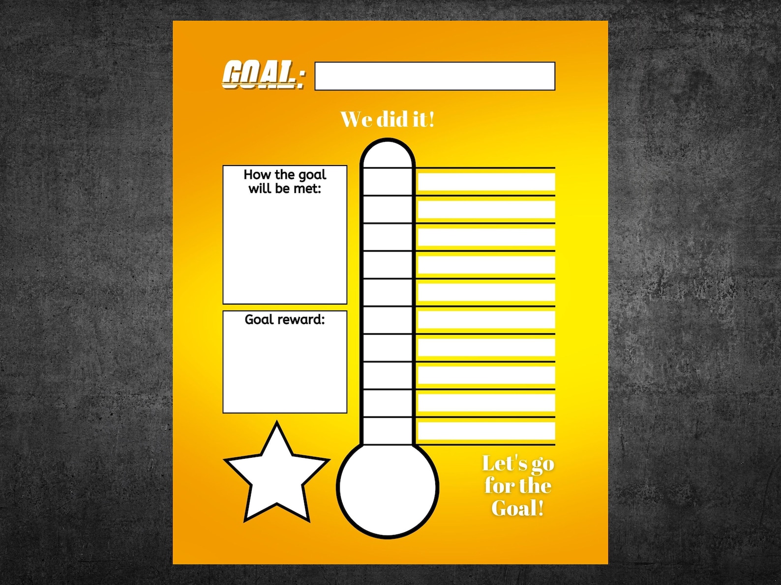 goal-thermometer-poster-classroom-goal-printable-goal-tracker-poster