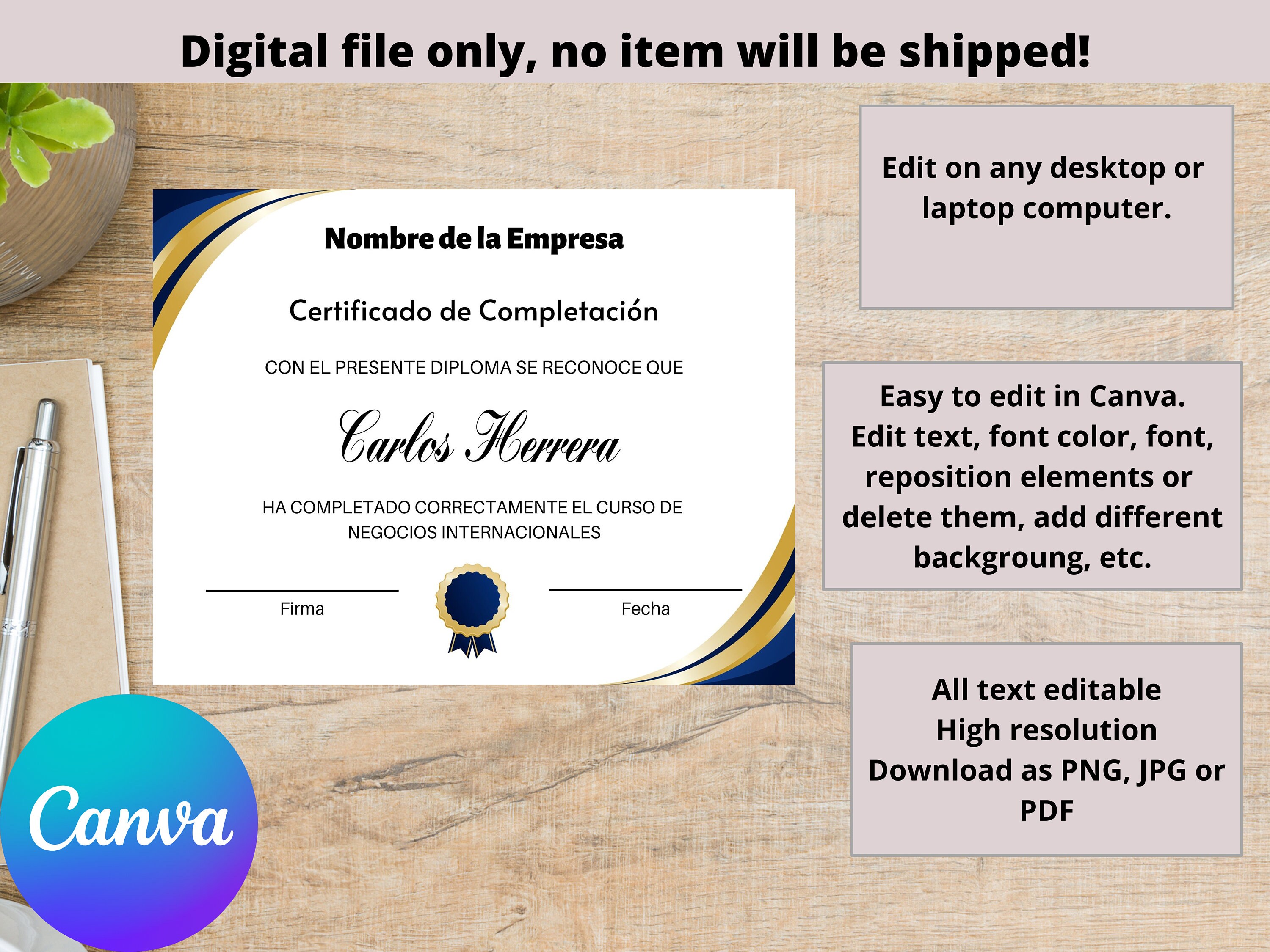 Página 3 – Personalize e edite modelos de Certificados - Canva