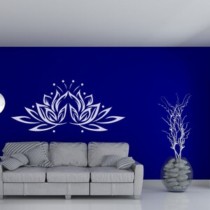 XXXL | Lotusblomma-schablon, Lotus-schablon, Mandala-konst, Schablon för målning, Sprayburk-schablon, Extra stor, Olika storlekar