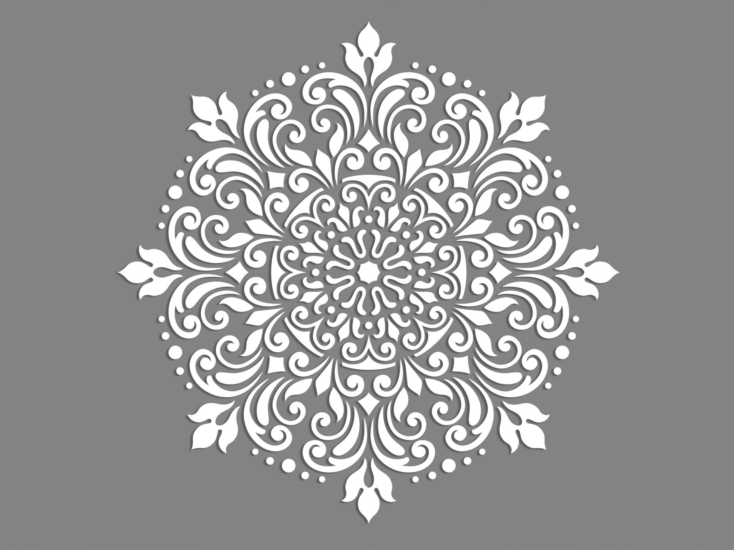 XXL Mandala Stencil, Large Mandala Stencil, Mandala Wall Stencil