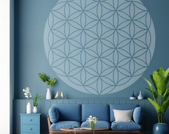 Flower of Life Stencil, Sacred Geometry Stencil, Scandinavian Stencil, Stencils for Painting, Extra Large Stencils - Various Dimensions