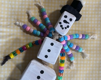 Snowman Bird toy