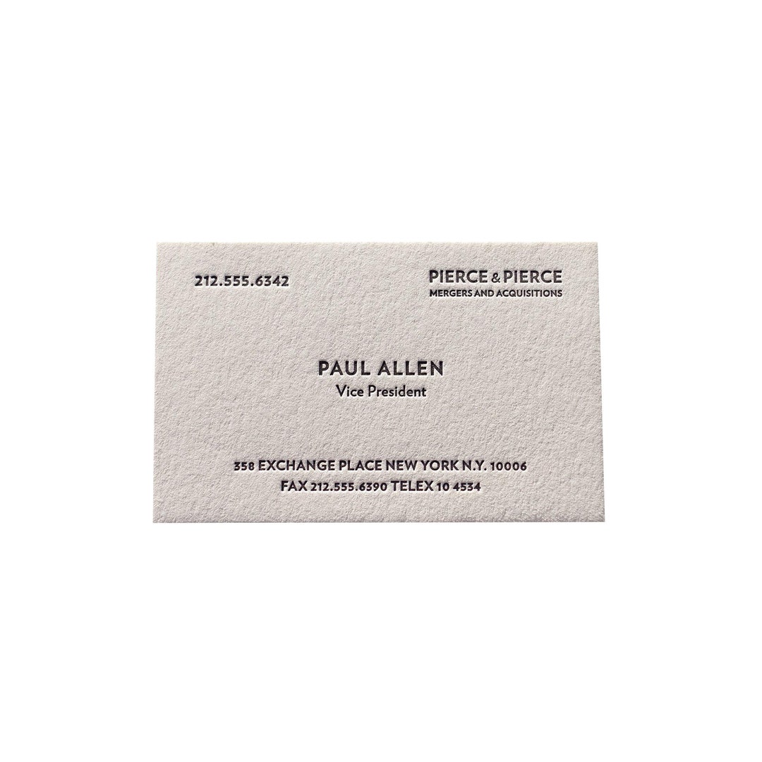 American Psycho Paul Allen Business Card - Etsy