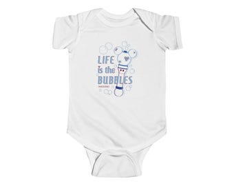 Disney Inspired Baby Onesie, Life Is The Bubbles Infant Bodysuit, Theme Park Baby Shirt, Bubble Wand Outfit