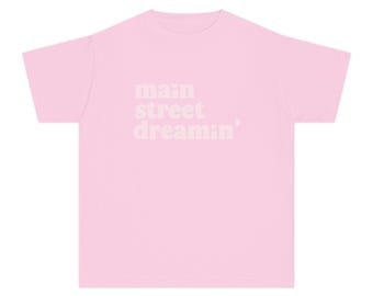 Main Street Dreamin Kids Shirt, Disney Inspired Youth Tee, Cute Theme Park Shirt for Kids, Disney Vacation Outfit