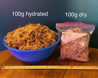 100g (1qt) Long Fibered Sphagnum Moss | Dried New Zealand Spagmoss | Carnivorous Plant Safe | Orchid Mix | Propagation Box |